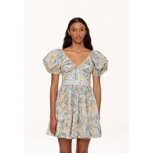 GUA BY AGUA BENDITA Manzanilla Floral Cotton Mini Dress Size M NWT